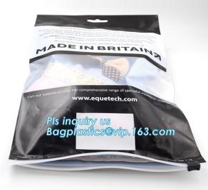 China BOPP CPP printed plastic slider zipper bags for garment household packaging bag, slider zipper bag/transparent zip lock wholesale