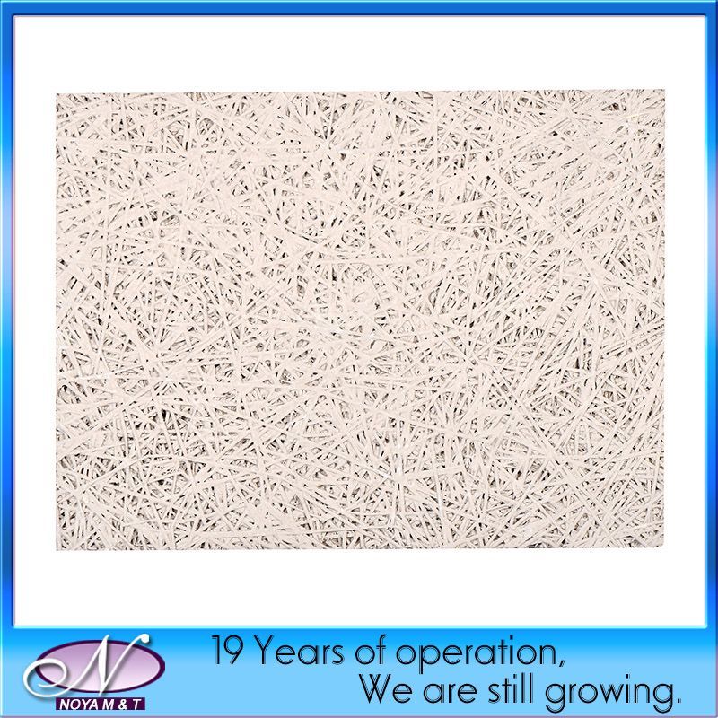 Acoustic Fiber Wood Wool Cement Panel / Board for Ceiling Decoration