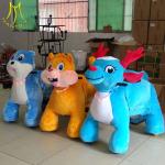 Hansel carnival amusement park rides electronic scooter for babys battery plush