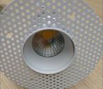 White IP54 10 W Hidden Trim Round Led Downlight For Hotel / Store