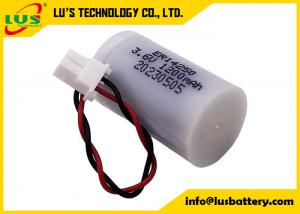 China Non-Rechargeable Lithium Thionyl Chloride (Li-SOCl2) Battery ER14250 1/2 AA Size 3.6V 1200mAh With Waterproof Case on sale
