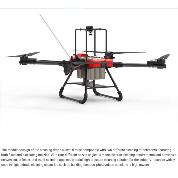 Remote Control Professional Delivery Drone for Altitude Cleaning Tasks