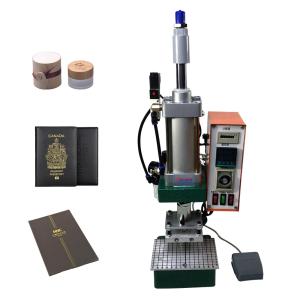 China Digital Pneumatic hot foil stamping and embossing machine for Leather Logo wholesale