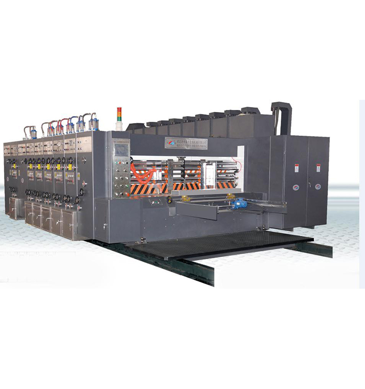 Cardboard 4 Colors Flexo Printer Oil-Coating Drying Machinery