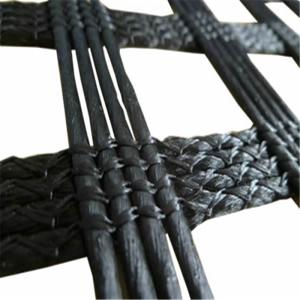 China Warp Knitted Fiberglass Geogrid Biaxial Glass Fiber Geogrid with 0.2mm-4mm Thickness wholesale
