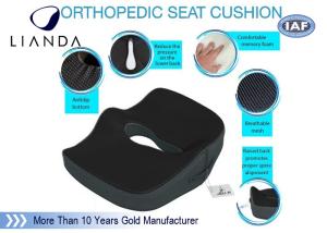 China Enhanced Memory Foam Cushion Relief For Orthopedic Coccyx , Back , Sciatica wholesale