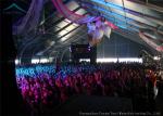 500 People Curved Outdoor Party Tents 20m * 40m Wind Load 100km/h