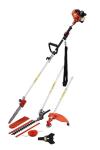 Low noise Backpack Knapsack Petrol Brush Cutter 4 in 1 43CC 2 Stroke