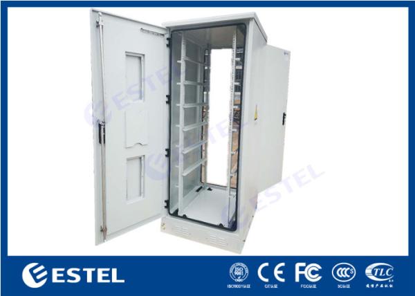 Galvanized Steel 40U Outdoor Weatherproof Box 19" Rack IP55 Base Station