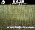 100% polyester plaid cotton imitation velvet fabric/classic imitate cotton