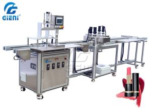 China Semi Auto Lipstick Releasing Machine With Container Screwing Device wholesale