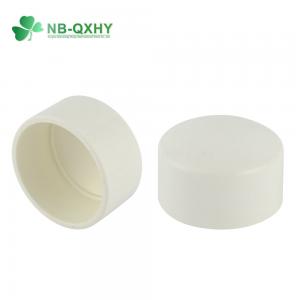 China 1/2 Inch to 4 Inch PVC Pipe Fitting Sch40 Plastic End Cap with Round Head Code Design wholesale