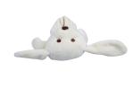 White Color Baby Stuffed Bunny Long Ears 20CM Height Non - Toxic Material
