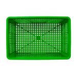 Customized Logo Plastic Fruit Shopping Basket Collapsible Crate for Tomato