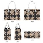 Hawaiian PU Leather Business Handbags with Customized Color and Vintage