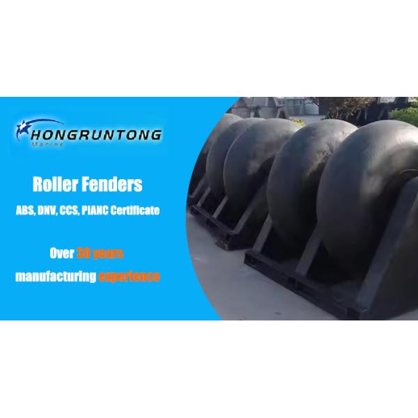 Black Roller Fender Low Maintenance Requirements High Load Capacity