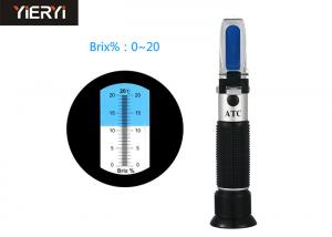 China Light Weidht Sugar Cutting Fluid Refractometer Temperature Correction on sale