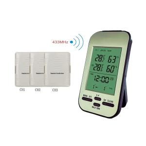 China Indoor Temperature Range Of 0 To 50 ° C Wireless Weather Station With Color Display wholesale