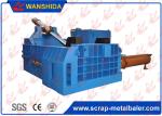 Plc Auto Control Scrap Baling Machine Hydraulic Drive Side Push Out Discharging