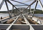 Prefabricated Q355 Steel Modular Galvanized Steel Bailey Bridge For Traffic