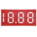 5 Characters Gas Station Fuel Price Board Translucent Type Reflective Type
