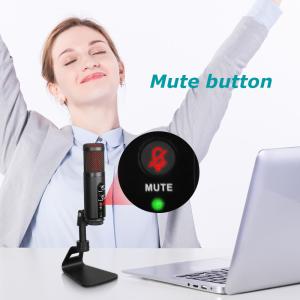 China GESTTON USB2.0 Noise Cancelling Microphone For Streaming Podcasting wholesale