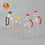 PET Transparent Plastic Condiment Bottles For Cooking Edible Oil 1600ml 1680ml