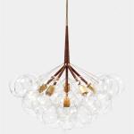 Nordic Concise Molecular Glass Chandelier Living room Bar Jumbo Bubble