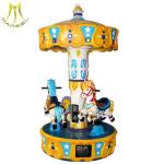 Hansel fiber glass kiddie ride used merry go rounds for sale toy carousel horse
