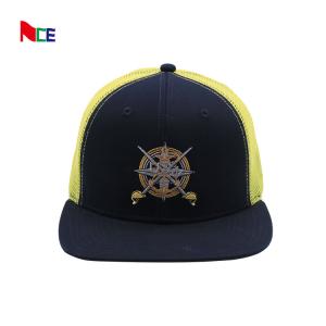 China Richardson 112 6 Panel Trucker Snapback Cap Polyester Cotton Material wholesale