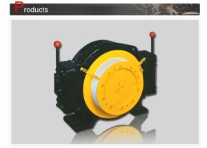 China Elevator Traction Motor , Gearless Elevator Machine Low Operation Noise wholesale