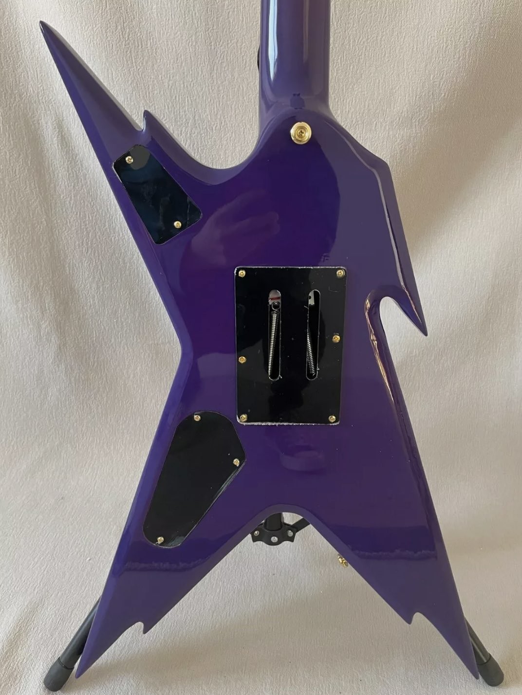 Custom Dean Dime Razorback DCR Black Tooth Limited Electric Guitar