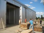 All aluminum fully automatic 100m3 wood drying kiln/wood dryer/kiln dryer/wood
