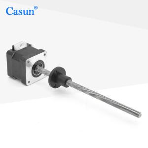 China Nema14 35x35x34mm Lead Screw Stepper Motor Tr8x4 P2 Mini Captive Stepper Motor wholesale