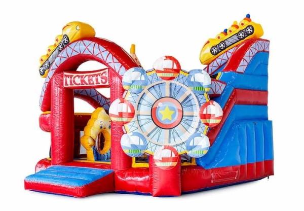 Adult Inflatable Playground Bounce House Combo Funcity Bounce Round Jumping