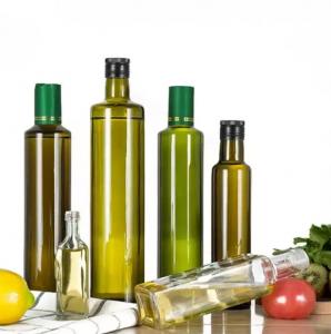 China Glass Kitchen Bottle for Seasoning Acceptable OEM/ODM Glass Collar Olive Oil Bottle on sale
