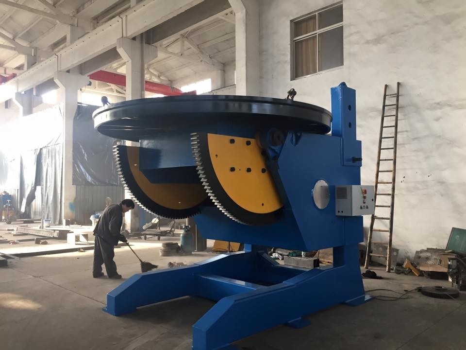 Heavy Duty 2 Axies 30 Ton Pipe Welding Positioners Height Adjust Wireless Control
