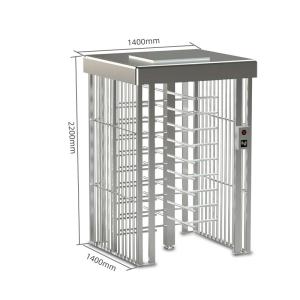 China Full High Pedestrian Turnstile Reliable Security Construction Turnstiles wholesale