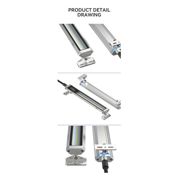 F9X LED Machine Tool Work Light IP68 Waterproof Industrial Machine Work Lamp with 70000H Long Lifespan and High Brightness