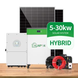China OEM Home Solar Kit 5kw 10kw 15kw 100kw Solar Panels System Complete wholesale
