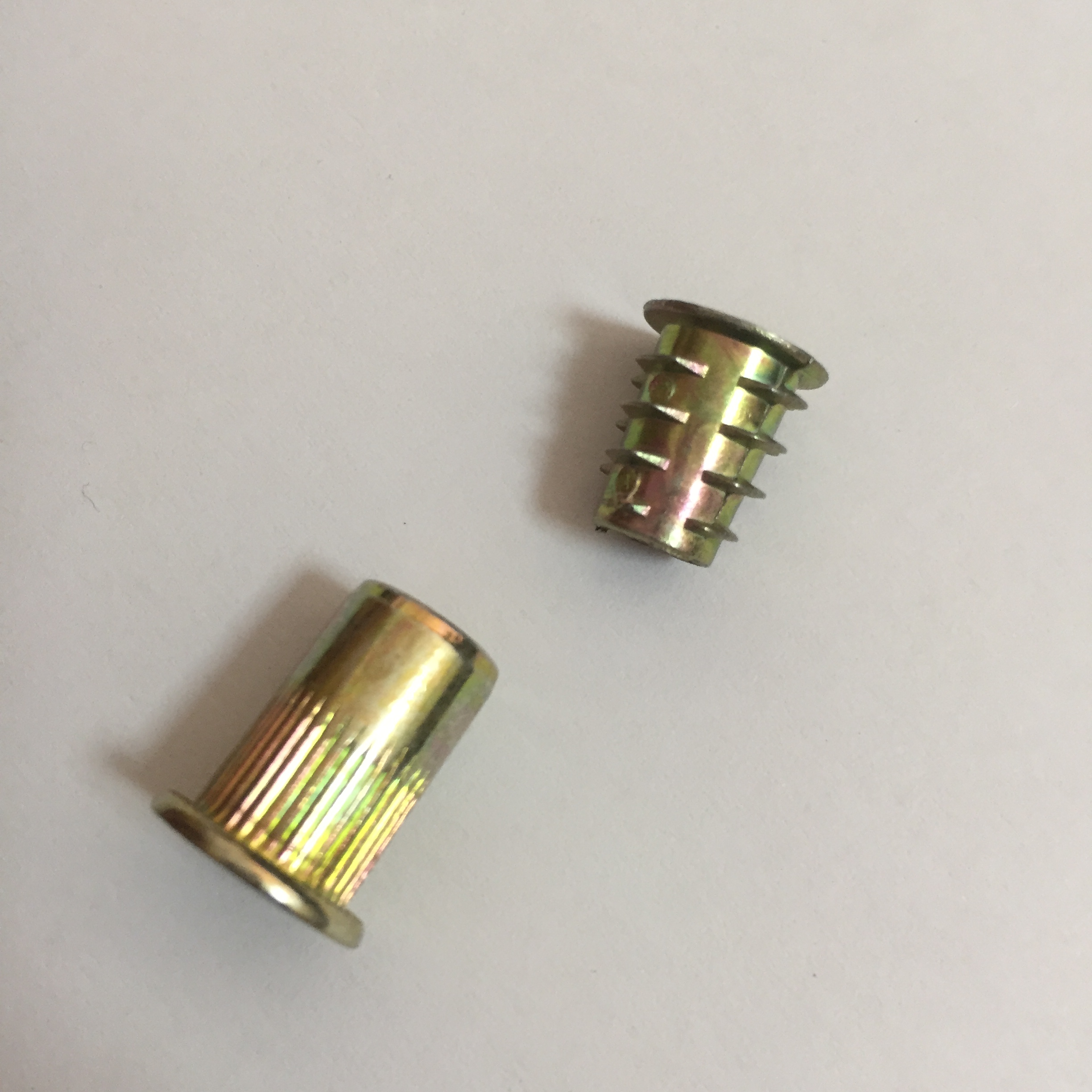 Imperial Inch M2 M3 M4 M6 M8 Furniture Wood Insert Nut Screw Threaded Wood Insert Nut