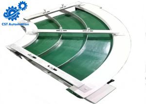 China Aluminium Profile 90 Degree Curve Conveyor Adjustable Speed For Package Industry wholesale