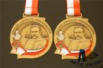 Customised 3D Mold Relief Soft Enamel Medals Personlized Shape 60*3MM