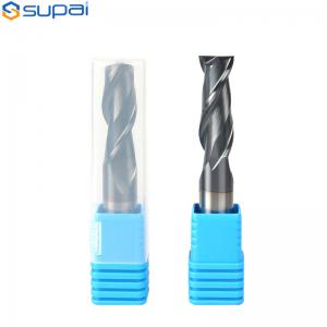 China 1/4 Carbide CNC Router Bits / 2 Flute End Mill Tools 25mm For Wood Working on sale