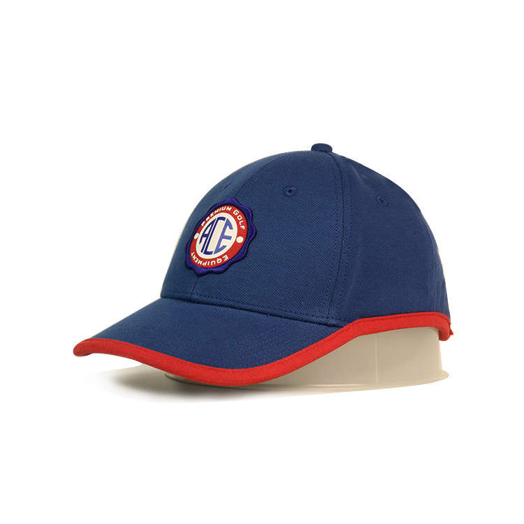 Casual Adjustable Cotton Male Blue 5 Panel Baseball Cap