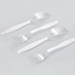 Transparent plastic forks 18 cm length