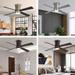65W 48Inch 4 Metal Blade Modern Style Ceiling Fan