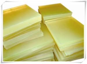 China Yellow Color Polyurethane Rubber Sheet Custom Polyurethane Parts Abrasion Resistance wholesale