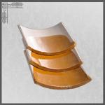 Glossy Wooden Gazebo Roof Tiles Asian Style Glazed Garden Tiled Roof Gazebo
