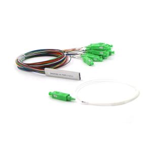 China Low Insertion Loss Fiber Optic Cable Splitter 1 In 16 Out SC/APC Connector SM G657A1 wholesale